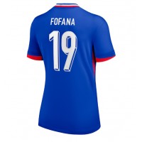 Camiseta Francia Youssouf Fofana #19 Primera Equipación para mujer Eurocopa 2024 manga corta